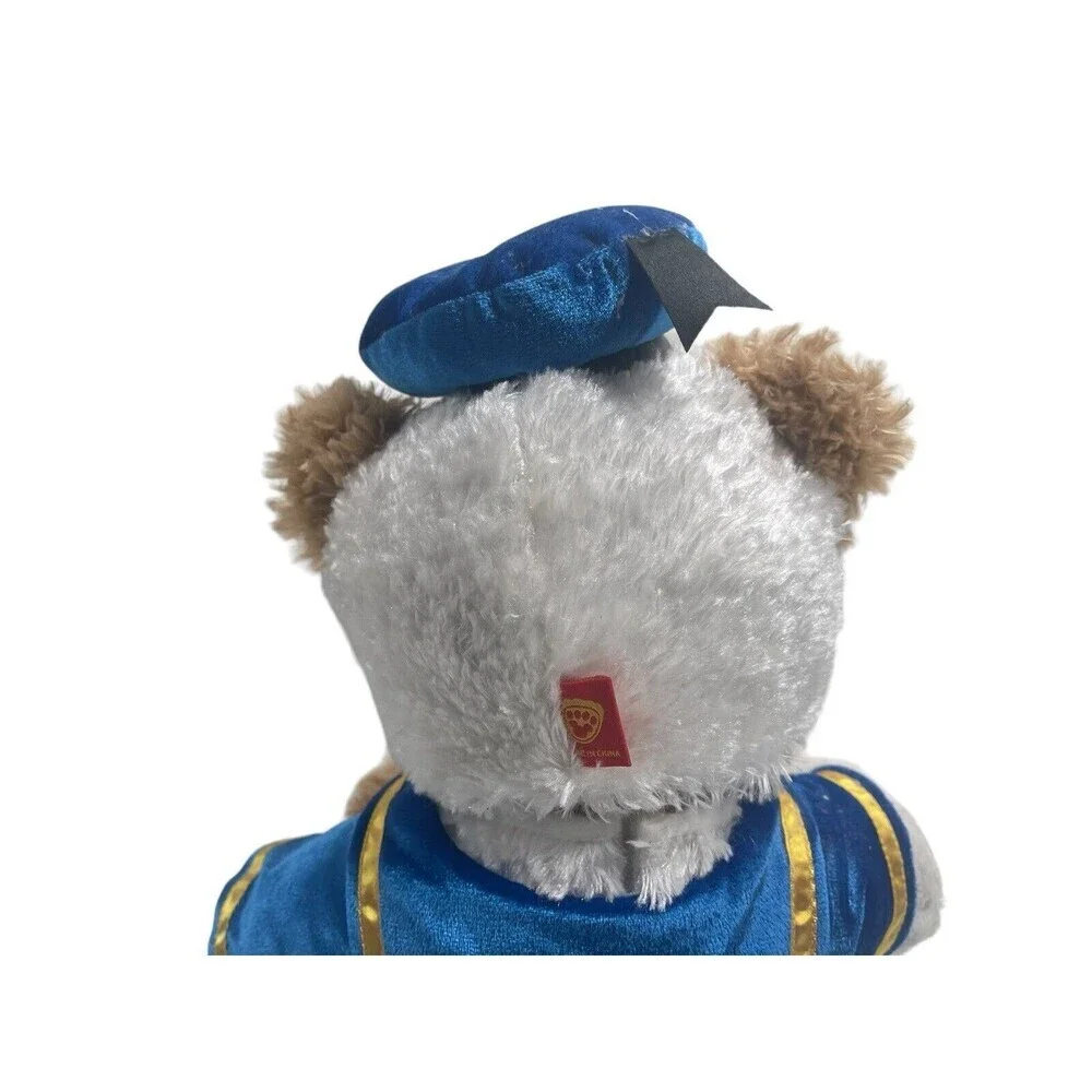 Disney Parks Duffy The Disney Bear Dressed As Donald Duck 17” Stuffed Animal Toy